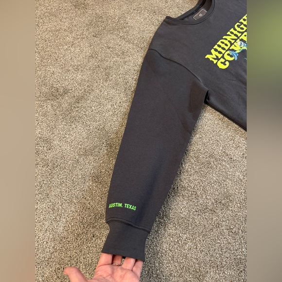 Love For Humanity Couture Ultra Fleece size M Midnight Cowboy Sweater unisex - Picture 5 of 11